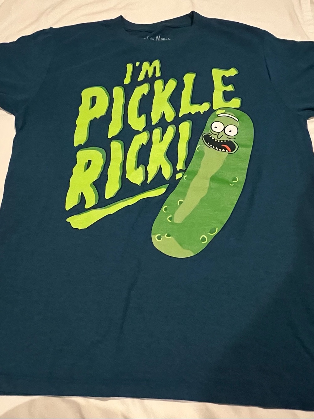 Rick and Morty  "I'm Pickle Rick" Comedy Character T-Shirt Sz:MEDIUM